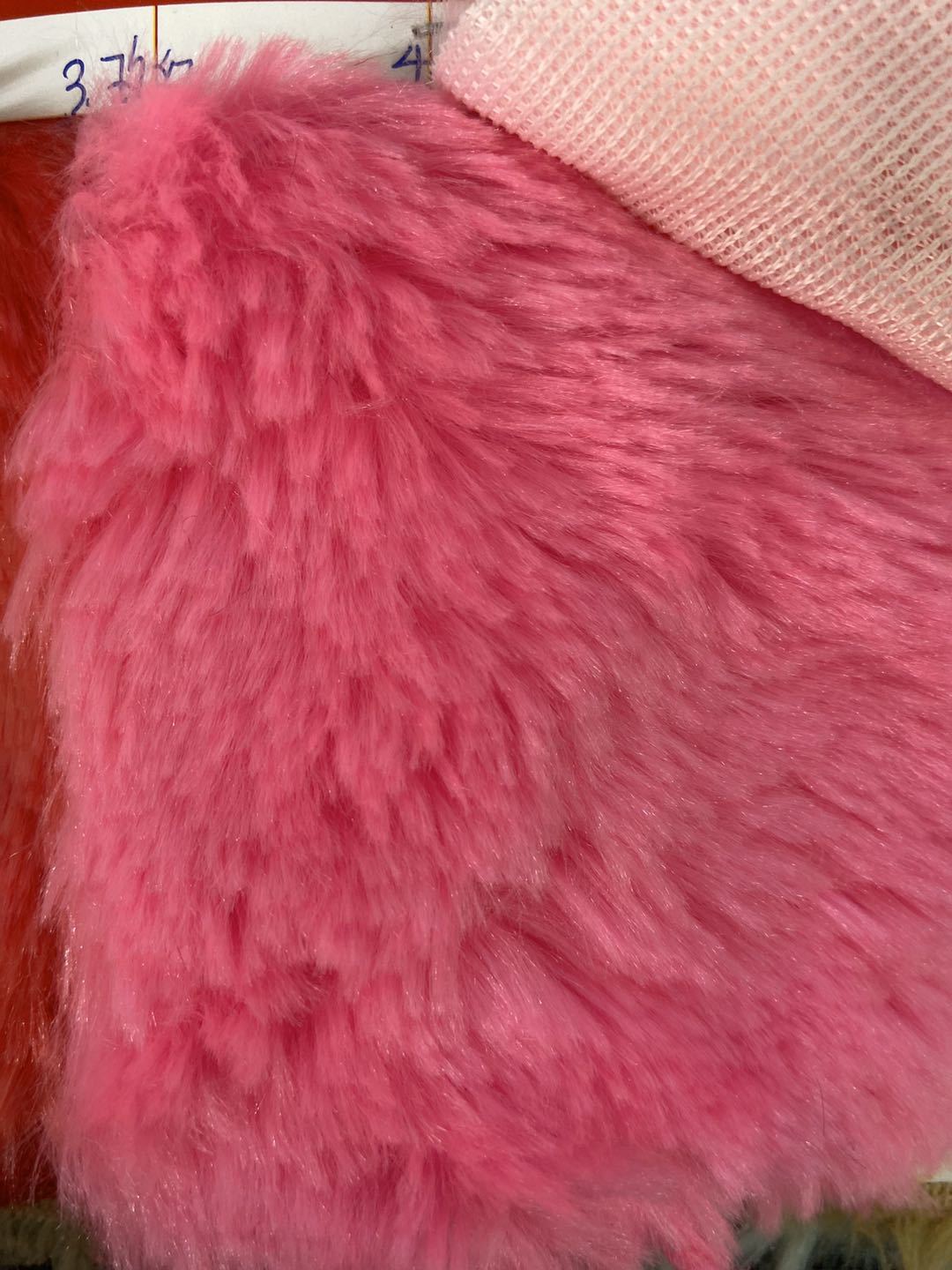 De alto peso 15 de lana semi-ligero elegante terciopelo suave de la felpa de la tela del juguete de textiles para el hogar alfombra de tela de la ropa super suave