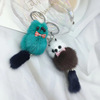 Cute pendant, accessory, keychain, fox, raccoon