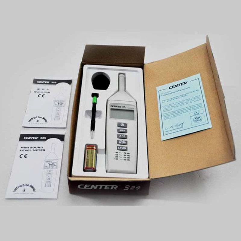 Производитель шумометров CENTER329 производит шумомер по низкой цене для прямых продаж CENTER329