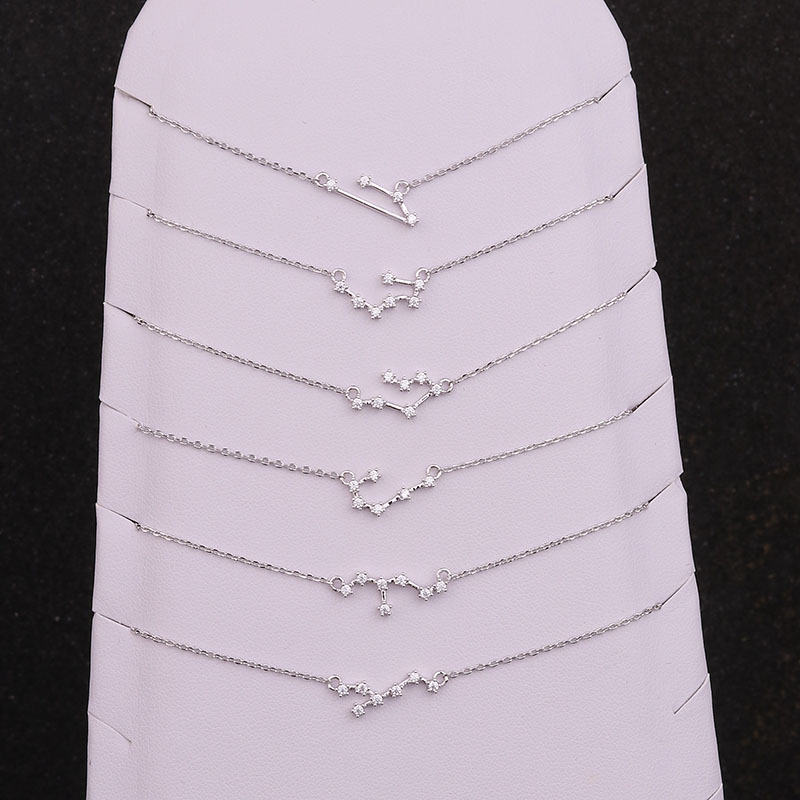 Womenu0027S Fashion Constellation Copper Necklace Inlay Zircon Copper Necklaces