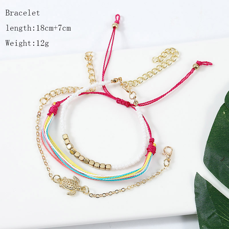 Hot Selling Fashion Woven Multi-layer Bracelet Wholesale display picture 1