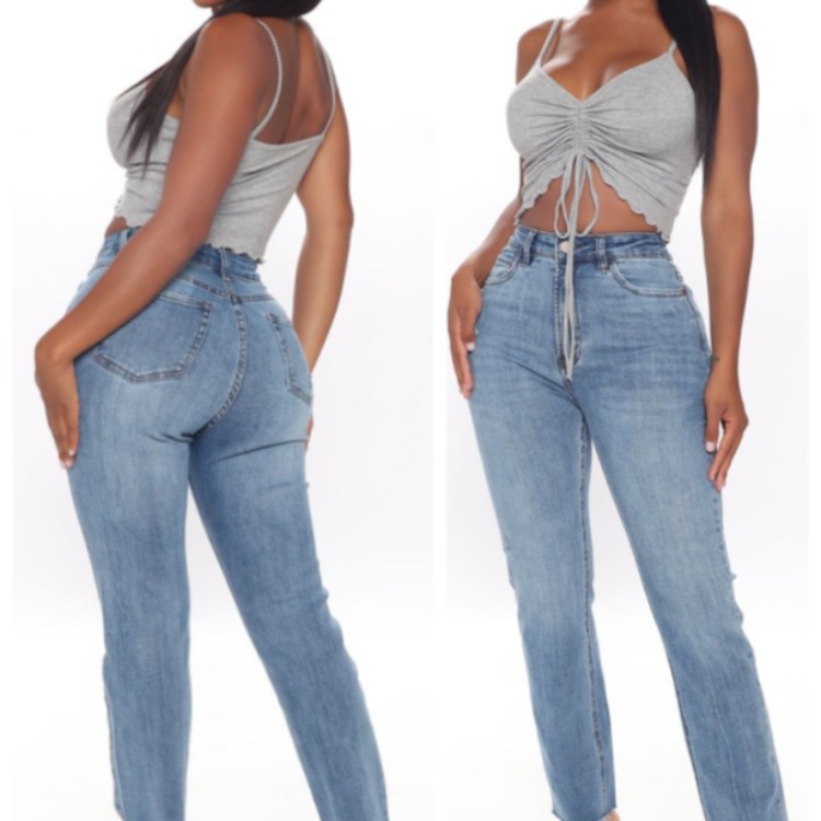 2020 europeo y americano eBay AliExpress deseo moda estiramiento Slim Jeans para mujeres