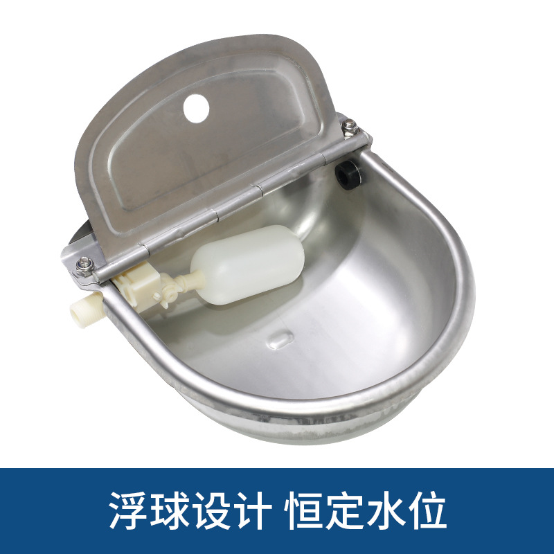 De acero inoxidable de vaca bebedero dispensador de agua potable de la vaca automática bebedero flotante tipo de bola vaca caballo oveja perro cerdo bebedero tazón