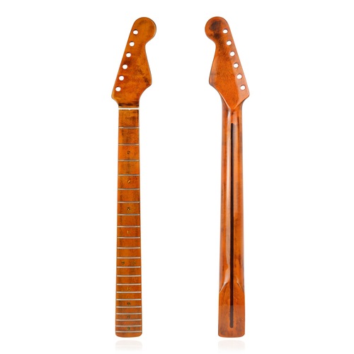 [Colored and glossy] 21st/22nd fret electric guitar neck Canadian maple handle integrated fingerboard for ST
