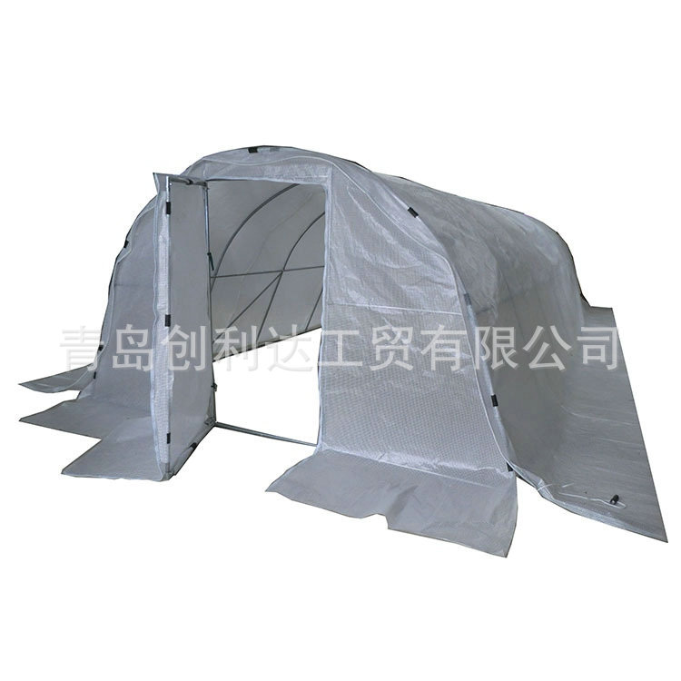 温室大棚 走入式隧道式蔬菜大棚温室房植物 遮阳棚出口 
