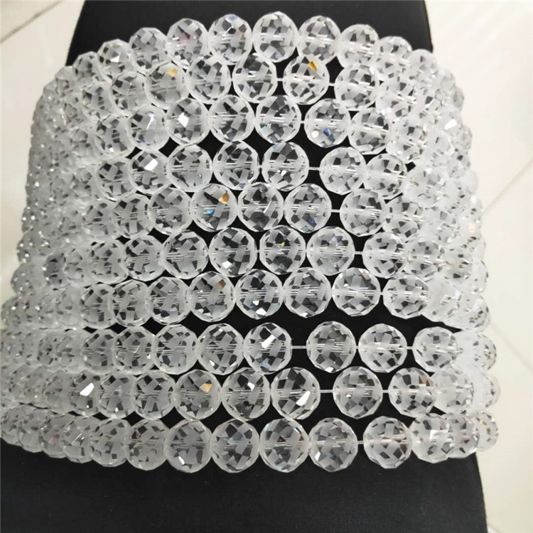 Wholesale of special crystal jewelry cut white crystal loose beads, DIY glass semi-finished jewelry beads, factory direct sales detail image 10