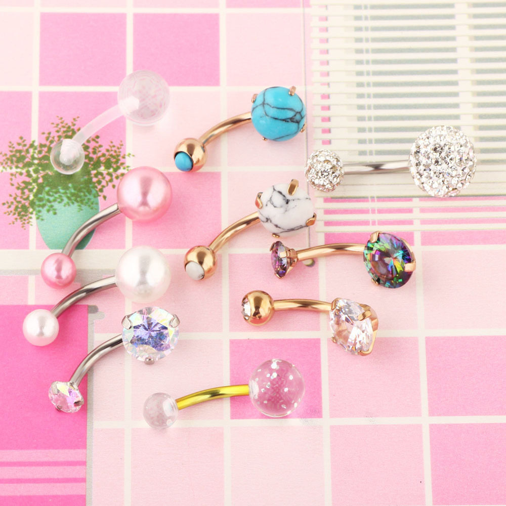Labret piercing jewelry detail image