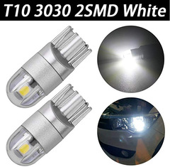 Aluminum Housing Car LED Side Marker T10 3030 2 License Plate Lights W5W Small Base LED Car Lights