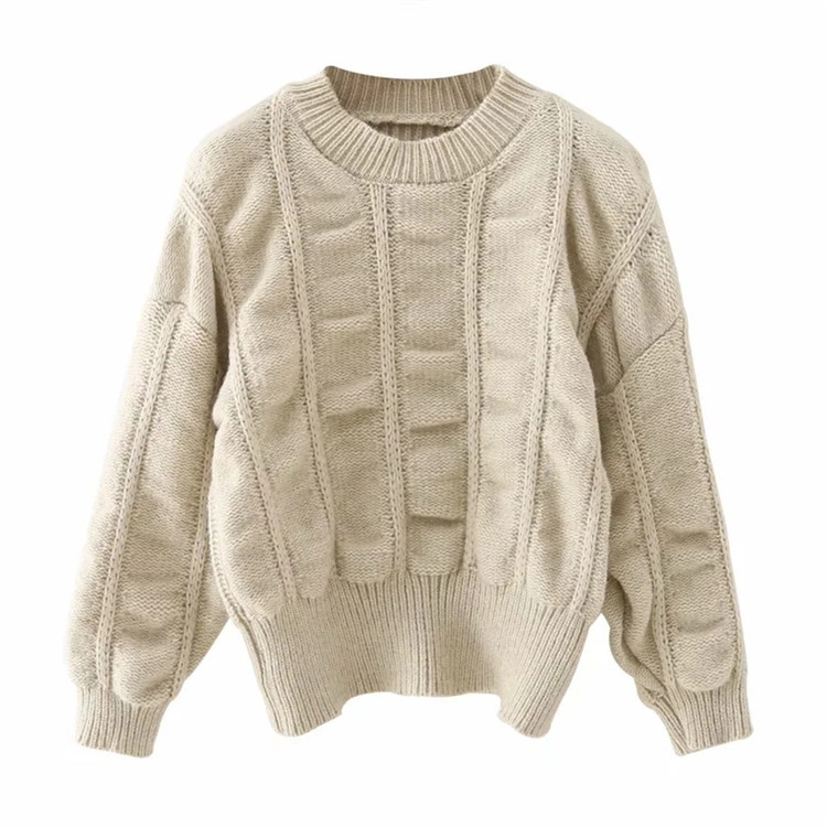 urban casual round neck sweater NSLD15572