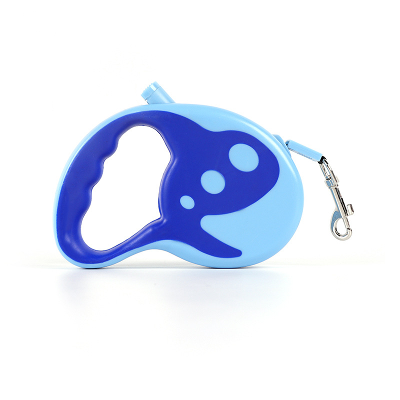 Tedora nueva cuerda de tracción perros medianos y pequeños Freno de un clic retráctil 3 M cuerda de tracción automática suministros para mascotas