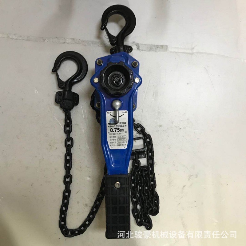 浙江双鸽牌链条式手扳葫芦0.75T-9T起重手动葫芦倒链手扳葫芦