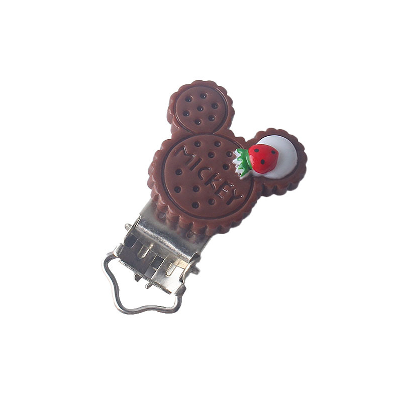 Bebé suministros de dibujos animados animal forma pezón clip DIY joyería bebé molar pezón clip Accesorios