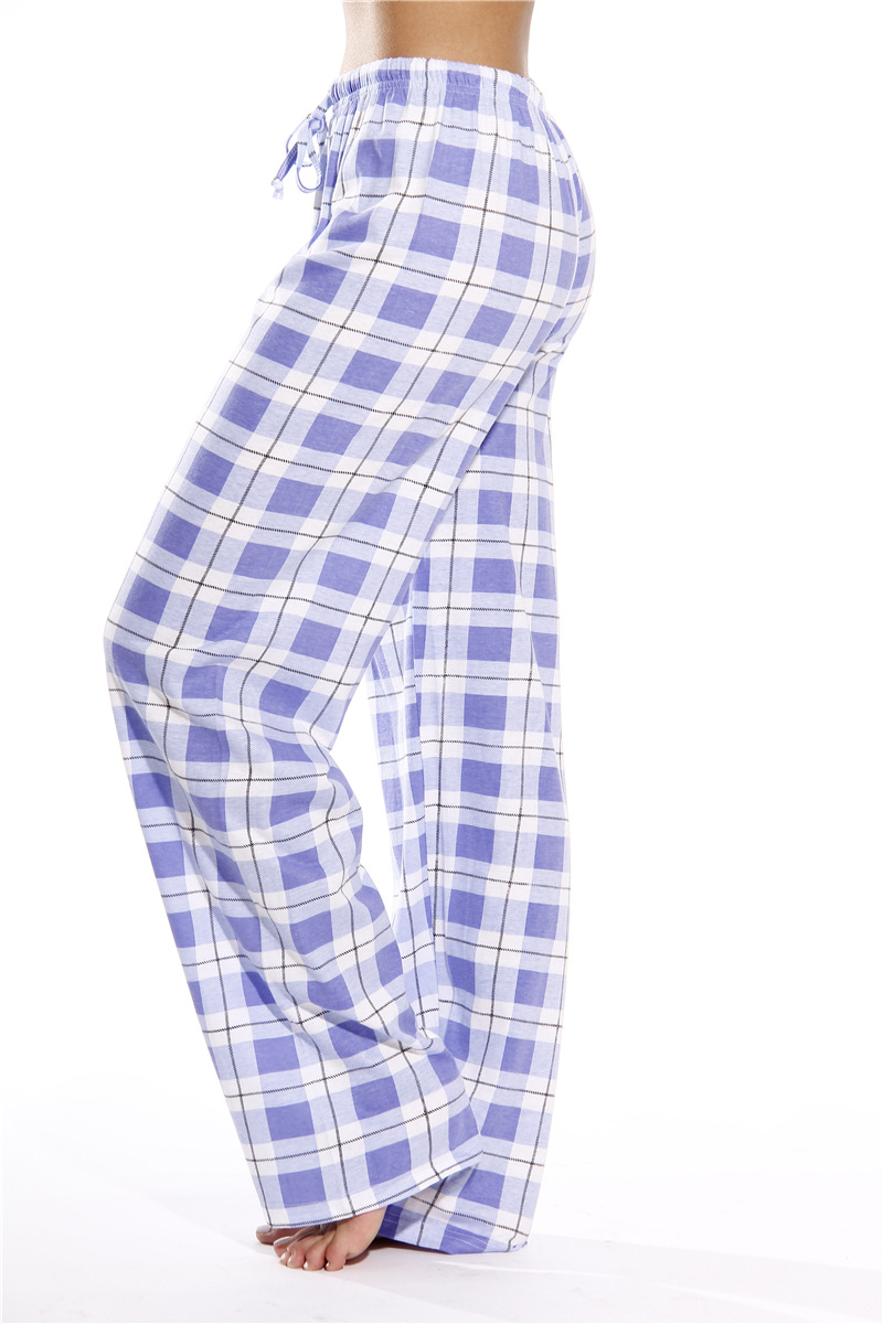 245g Weight Full Length Pants Length Spandex, Polyester Fabric Type Mid Waist Waist Line Casual Pants, Straight Pants Pants Type Stretchy Elasticity Holiday, Daily Occasion Loose Fit Type Plaid Pattern Summer, Spring Season Women's Gender Streetwear Style Women's Holiday Daily Streetwear Plaid Full Length Casual Pants Straight Pants 16