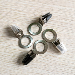 Car air vent perfume holder clip, car air freshener empty bottle clip metal four-claw car perfume holder accessory DIY