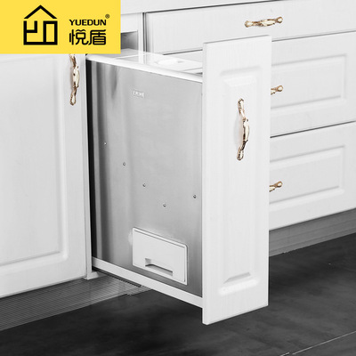 米柜抽屉式不锈钢厨房橱柜米桶米箱阻尼滑轨五金配件生产厂家