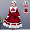 Autumn dress, children's small princess costume, Japanese cute girl's skirt, 2023, Lolita style, children's clothing