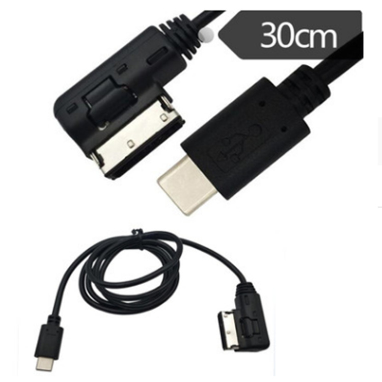适用于汽车AMI奥迪AMI大众MDI转USB 3.1 USB-C手机平板车载充电线