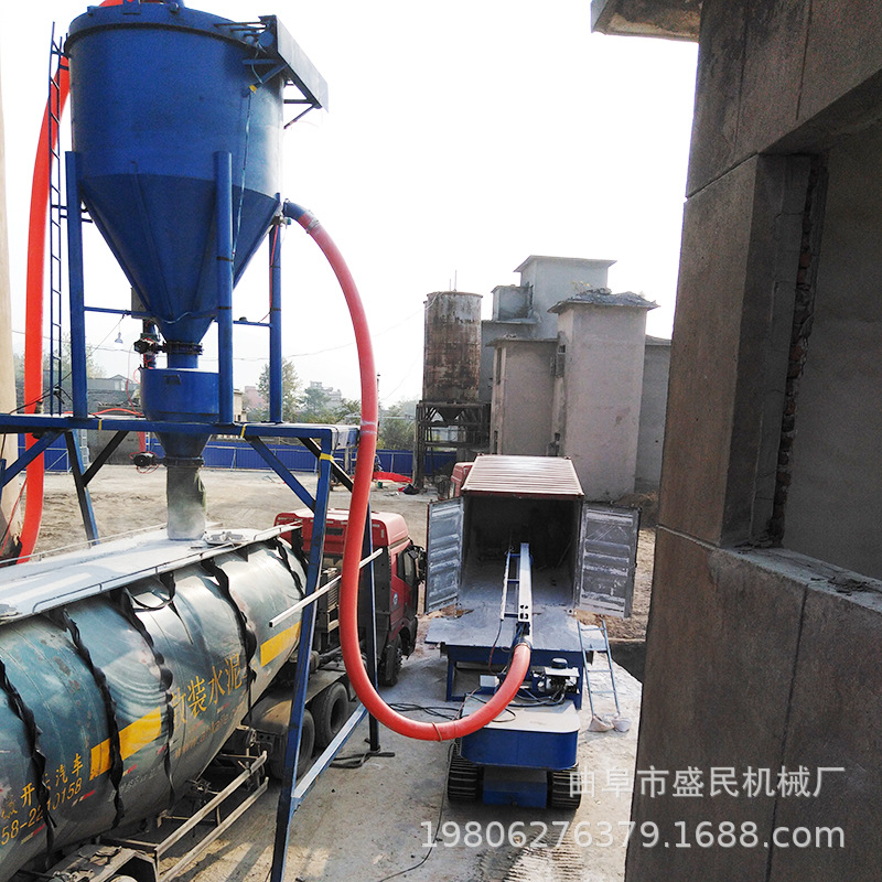 粉煤灰气力输送机集装箱卸灰装罐车气力吸灰机码头吸粮机