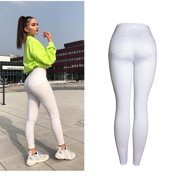 Women's Solid Color BOTTOMS display picture 4