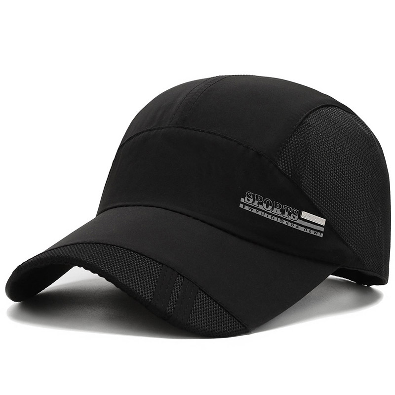 2020 New Casual Baseball Mesh Breathable Duckbill Cap Summer Sun Outdoor Sunshade Hat_voghion.com