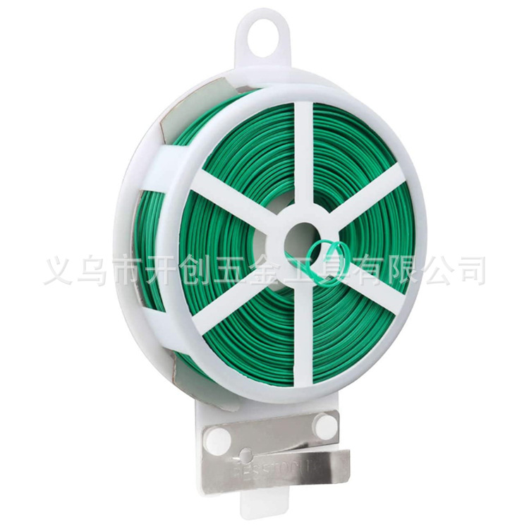 20米环保包塑铁丝扎线园艺园林线捆扎绳 花木捆扎线 园林扎线