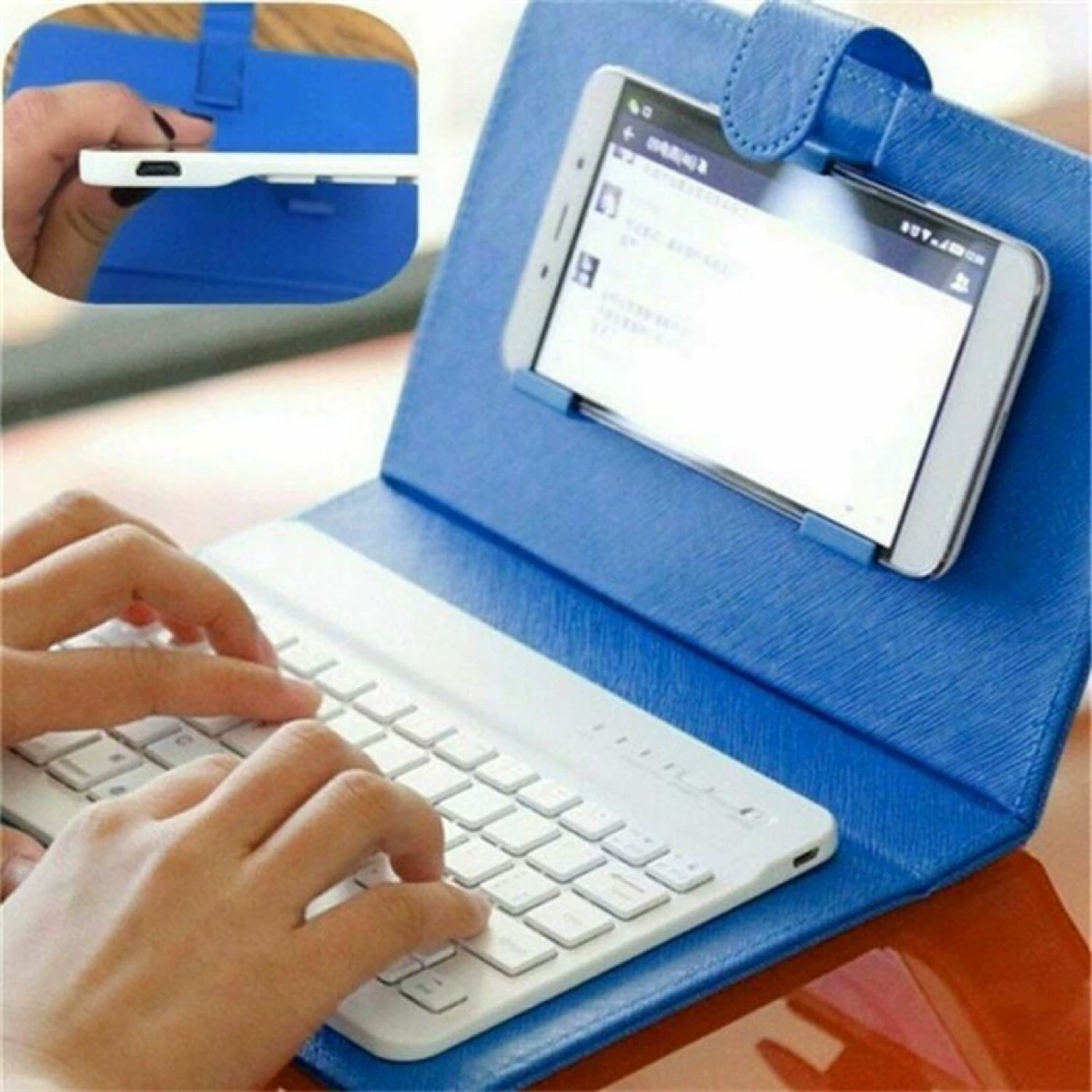 Мобильный телефон, клавиатура, чехол, Bluetooth