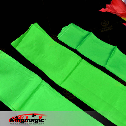 G0775 Magic silk scarf (45*45cm) red, white, black, blue, yellow and green King Magic magic props