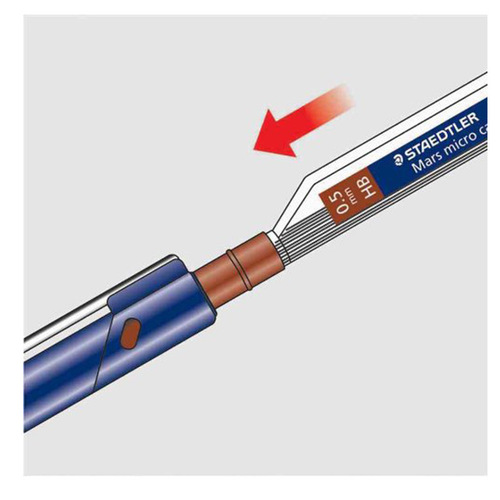 STAEDTLER Staedtler 250 lead 03 09 automatic pencil lead HB pencil refill 2H super tough pencil lead