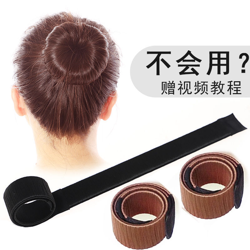 the republic of korea Meatball head Flaxen Hair tool Simplicity French Curls Bud Hair Headdress Flaxen Hair Artifact