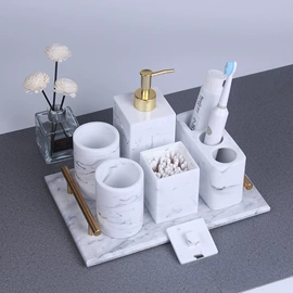 卫浴套件;纸巾盒;收纳瓶
