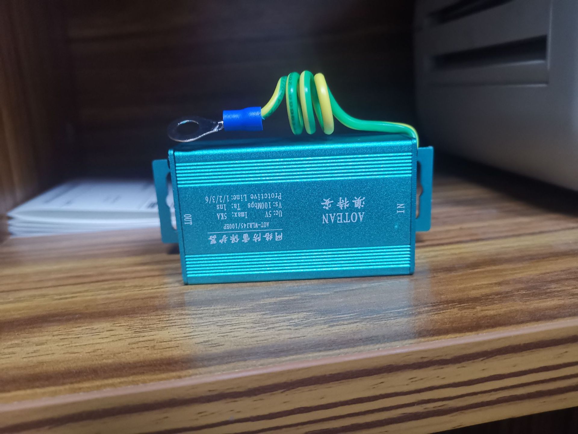 网络摄像机防雷器电源 网络监控二合一防雷器 监控设备RJ45防雷|ru