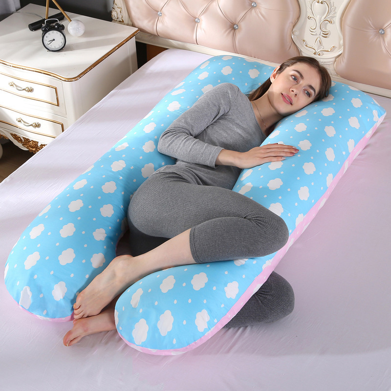 Soporte de cintura transfronteriza lado dormir en forma de U almohada apoyo del vientre almohada de enfermería Tmall Amazon suministro directo almohada de maternidad