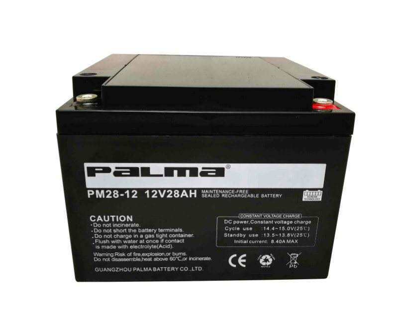 PaLma八马PM24-12 12V24AH阀控式铅酸蓄电池 ups机房蓄电池