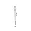 Square chopsticks stainless steel, Japanese and Korean, wholesale