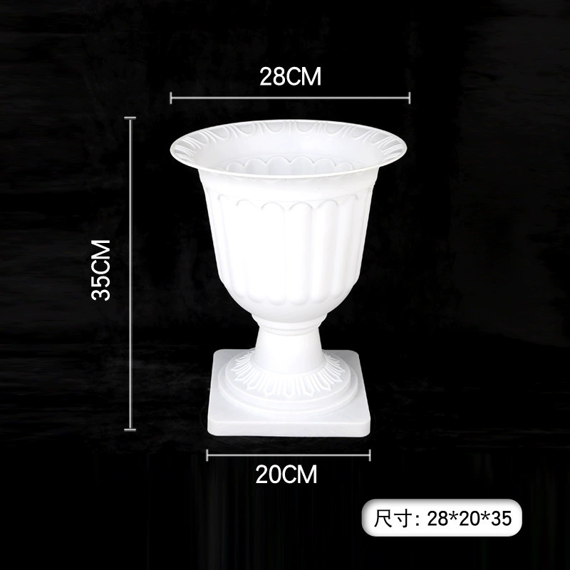 Оптовые свадебные товары Декорация Flower Pot Свадебное оформление Flower Pot Пластиковый горшок для цветов