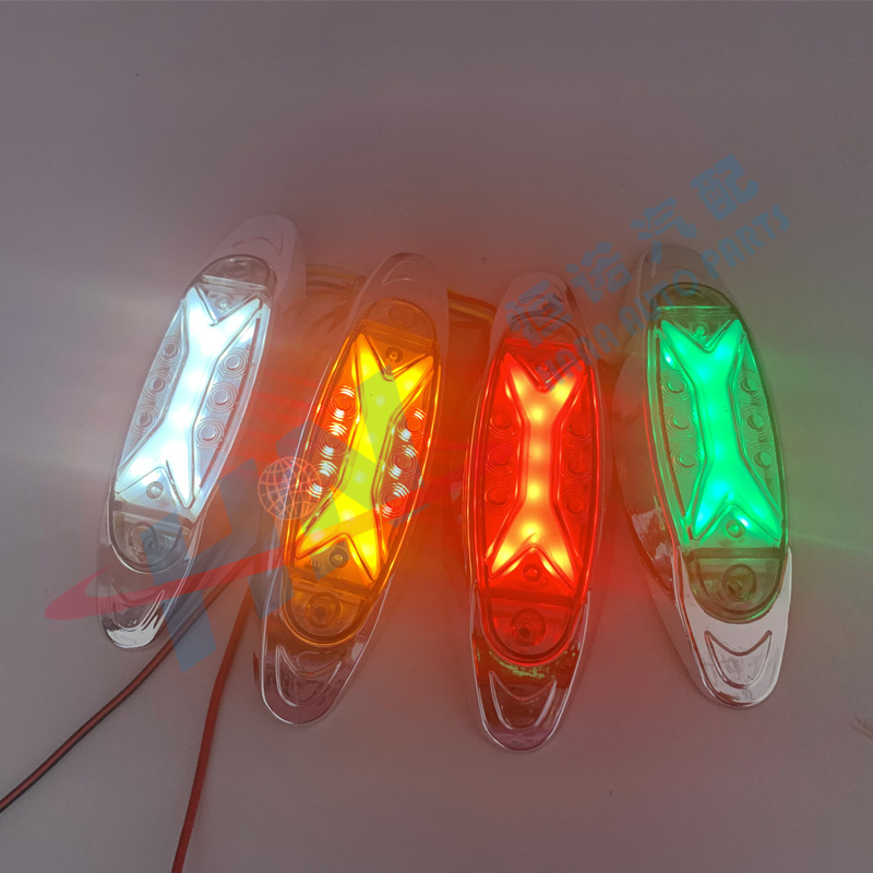 Luz de advertencia universal de la luz del lado del coche del camión de 12/24V LED