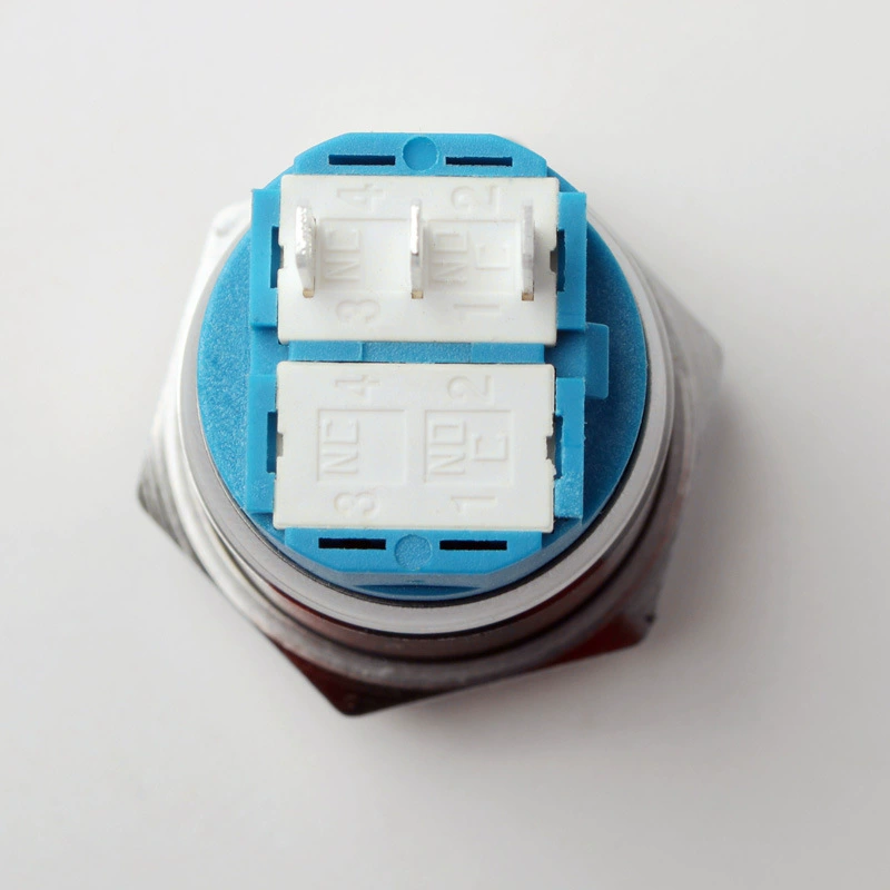 Metal button, switch key with light, light strip, 22mm, 6v, 12v, 24v