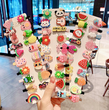 十個裝韓國可愛卡通兒童發夾奶油冰激凌雲朵發卡萌系女童寶寶發飾