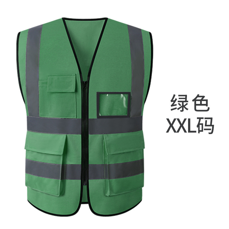 Verde XXL * Verde * Resalte reflectante * Chaleco de seguridad * XL/XXL/XXXL