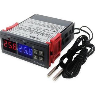 STC-3008 computer number showing intelligent dual-control electronic temperature control dual-display dual temperature adjustable temperature control temperature controller switch