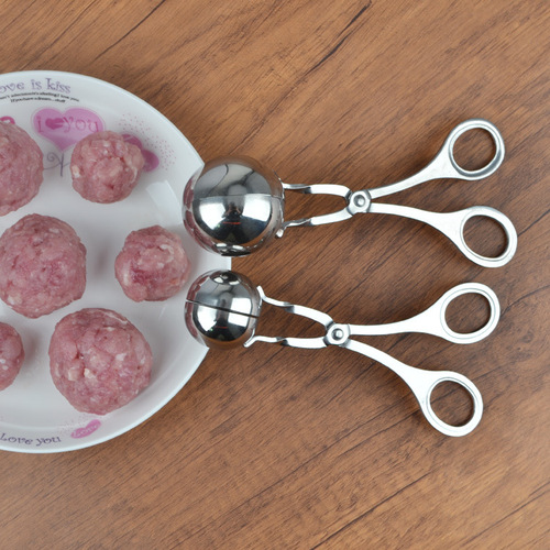Stainless steel meatball maker to make meatballs kitchen artifact fried meatballs and meatballs gadget rice ball clip mold