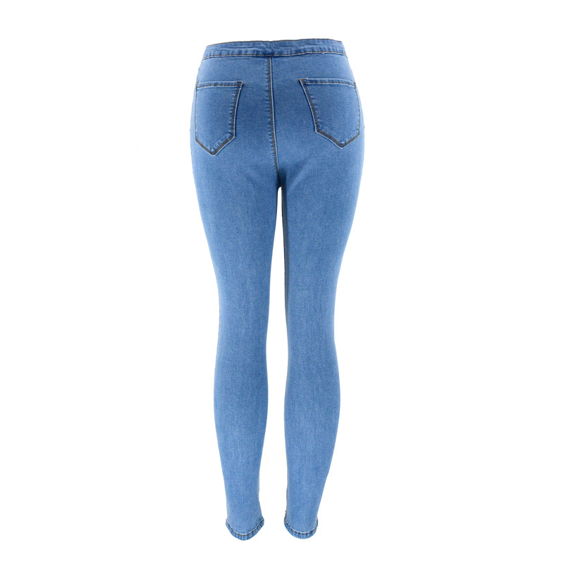 fashion stretch slim ripped demin pants NSSY9869