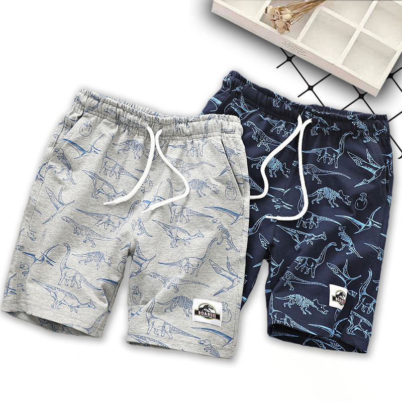 2020夏季新款童装男童针织裤短裤学生裤子小中大儿童五分裤运动裤