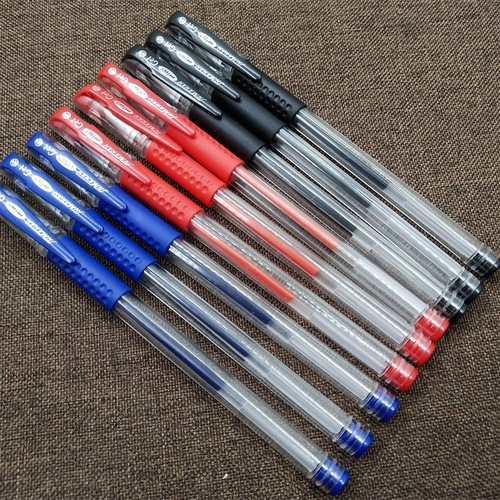 Boxed European standard 0.5mm bullet gel pen business office student stationery water-based exam signature writing pen