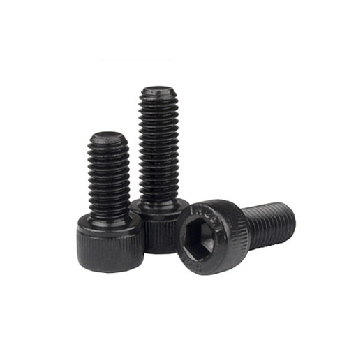 Grade 12.9 hexagon socket head screws, high strength black cylindrical head, hexagon socket head bolts, black extended screws