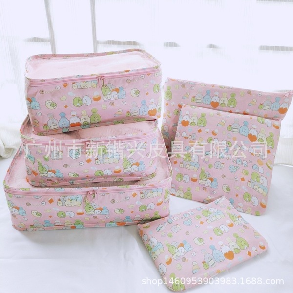 Cartoon waterproof storage system for traveling