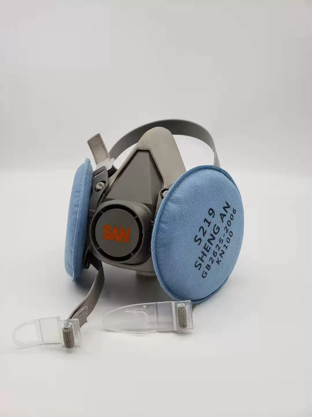 晟安KN100防护口罩 带呼吸阀头戴式工业煤矿粉尘防颗粒面具批发