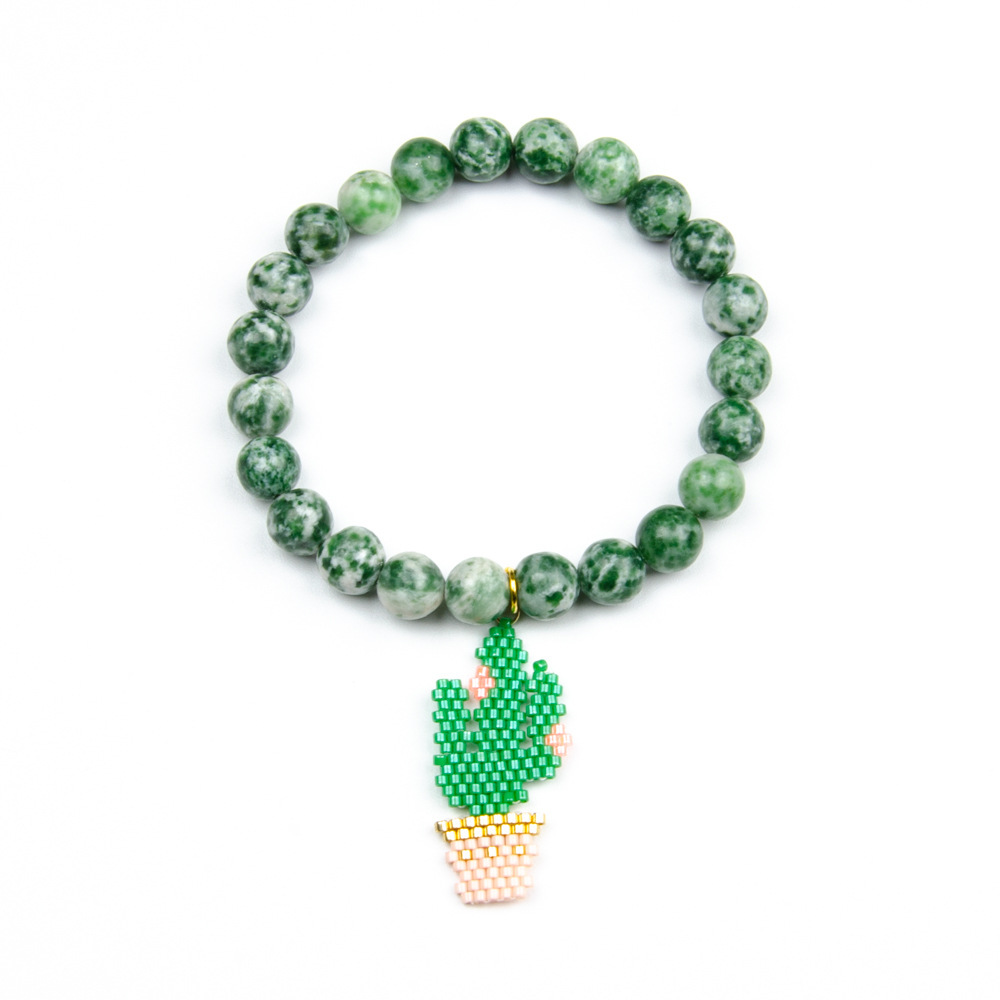 Miyuki Bead Hand Woven Bracelet Mexican Cactus Milano Rope Wholesales Yiwu display picture 10