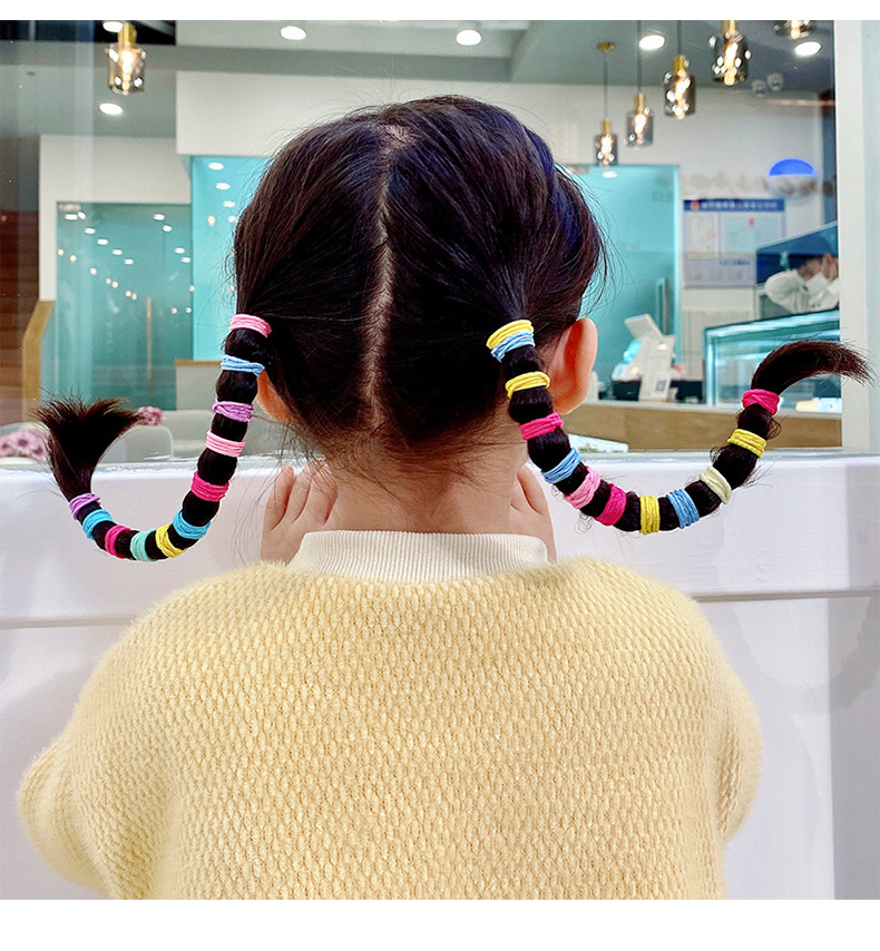 Children's Rubber Band Baby Small Head Rope Hair Scrunchies Hair Accessories display picture 3