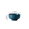 Japanese -style matte glaze Chaozhou bowl quality color glaze dish house set suit ceramic tableware rice bowl salad bowl